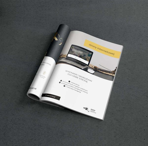 Katalog firmowy | projekt i druk Projektujemy niesamowite katalogi w minimalistycznym stylu. Druk katalogów odbywa się z dodatkowym uszlachetnieniem na przykład lakier wybiórczy czy folia soft.
